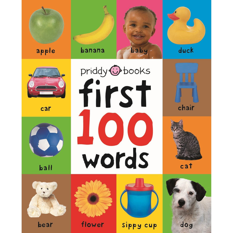 Priddy Books: First 100 Words (Padded Board Book)-MACMILLAN PUBLISHERS-Little Giant Kidz