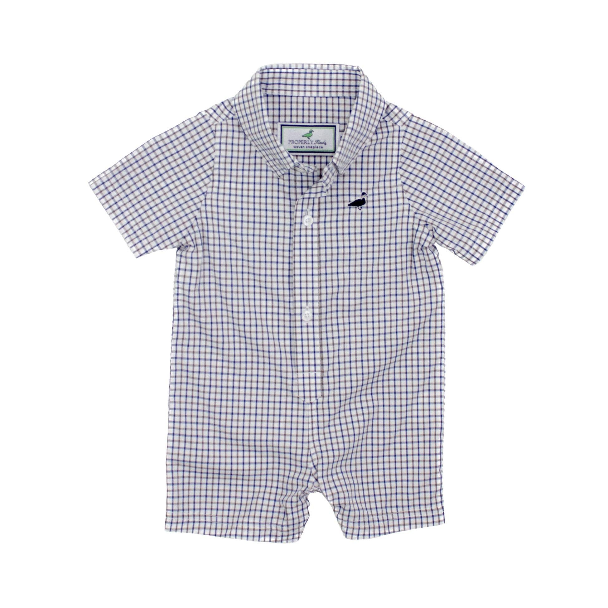 Properly Tied Baby Seasonal Shortall- Carolina-Properly Tied-Little Giant Kidz