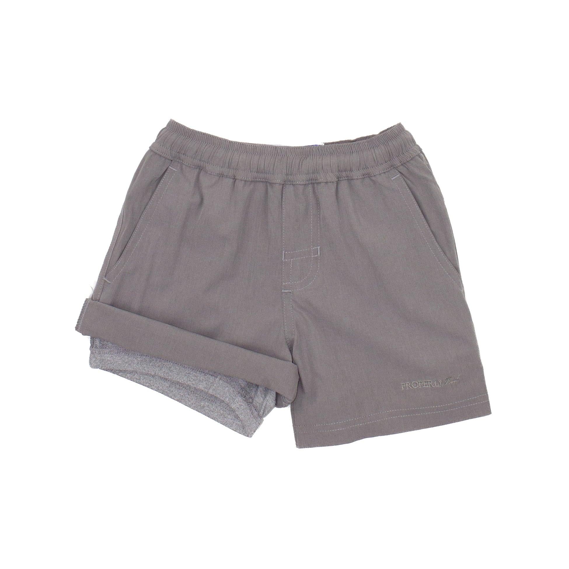 Properly Tied Boys Ace Shorts- Storm-Properly Tied-Little Giant Kidz