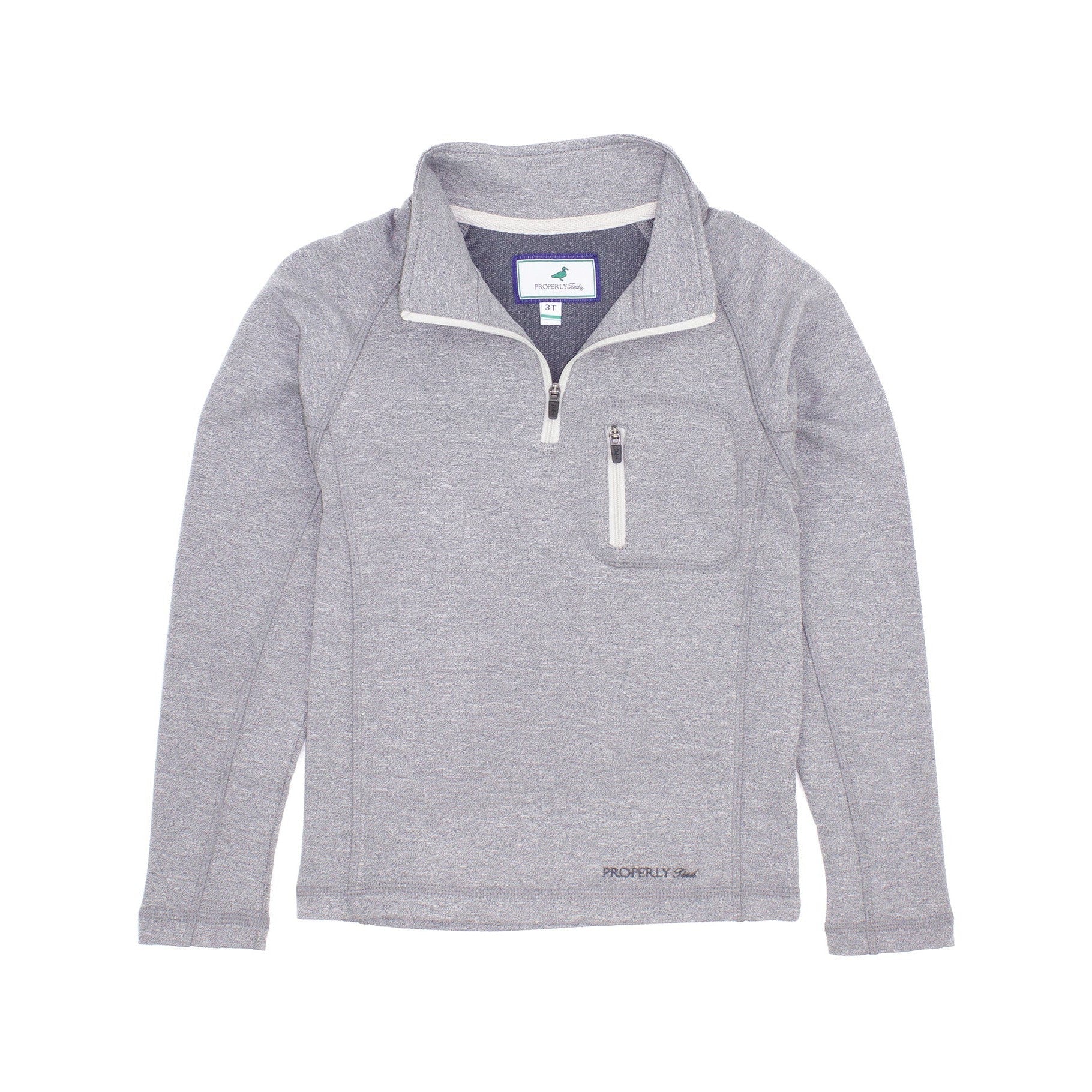 Properly Tied Boys Bay Pullover - Gravel-Properly Tied-Little Giant Kidz