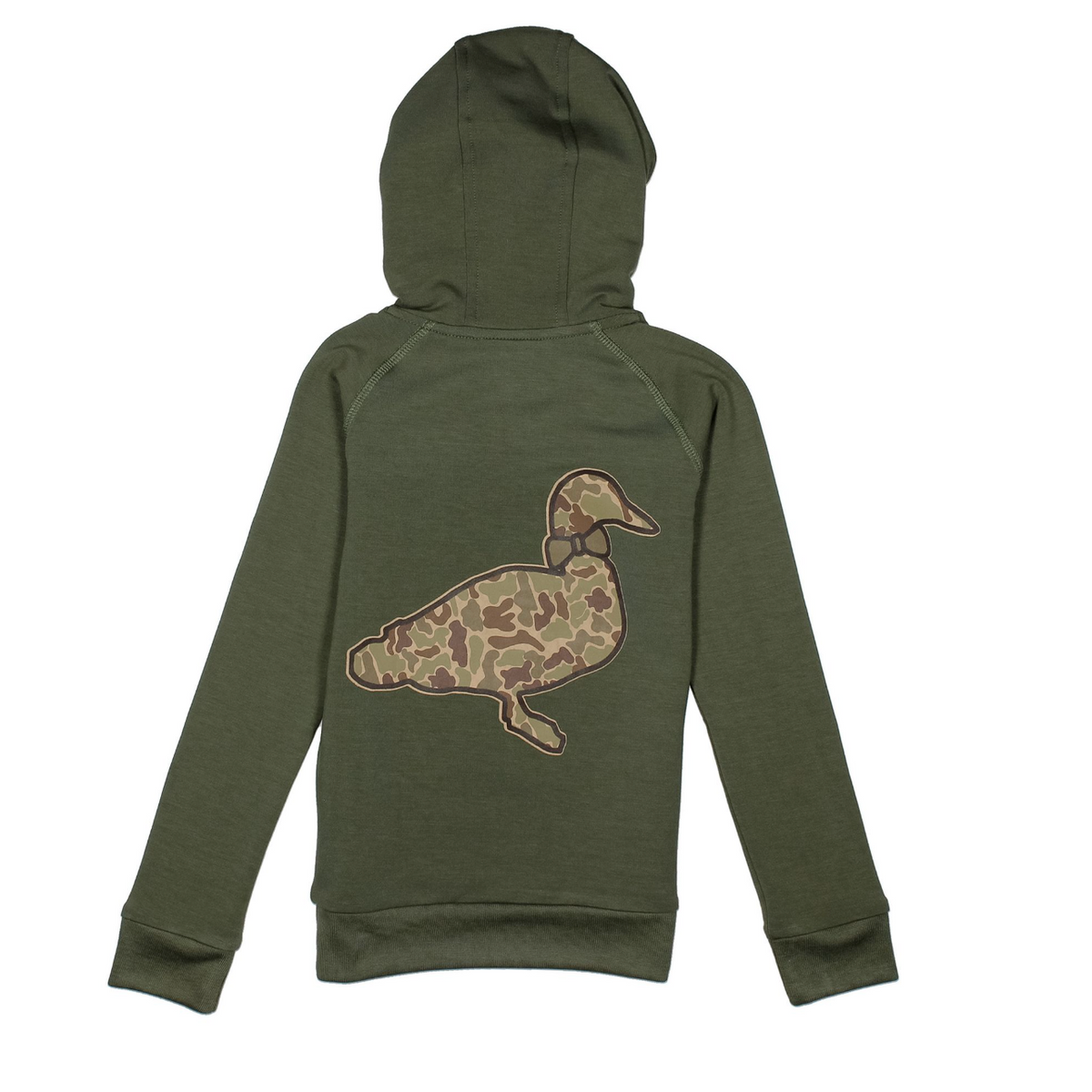 Properly Tied Boys Element Logo Hoodie Vintage Camo- Olive-Properly Tied-Little Giant Kidz