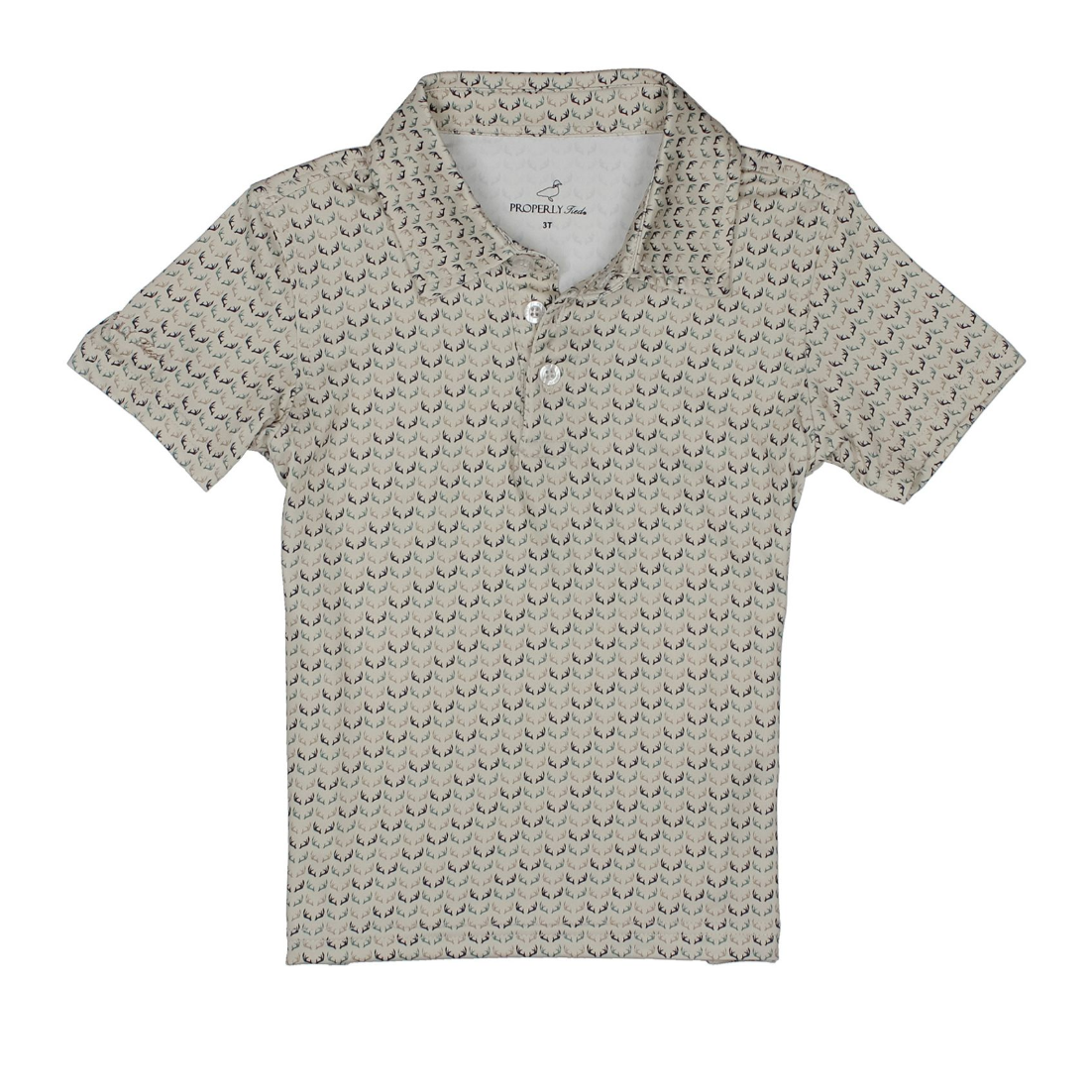 Properly Tied Boys Inlet Polo- Antlers-Properly Tied-Little Giant Kidz