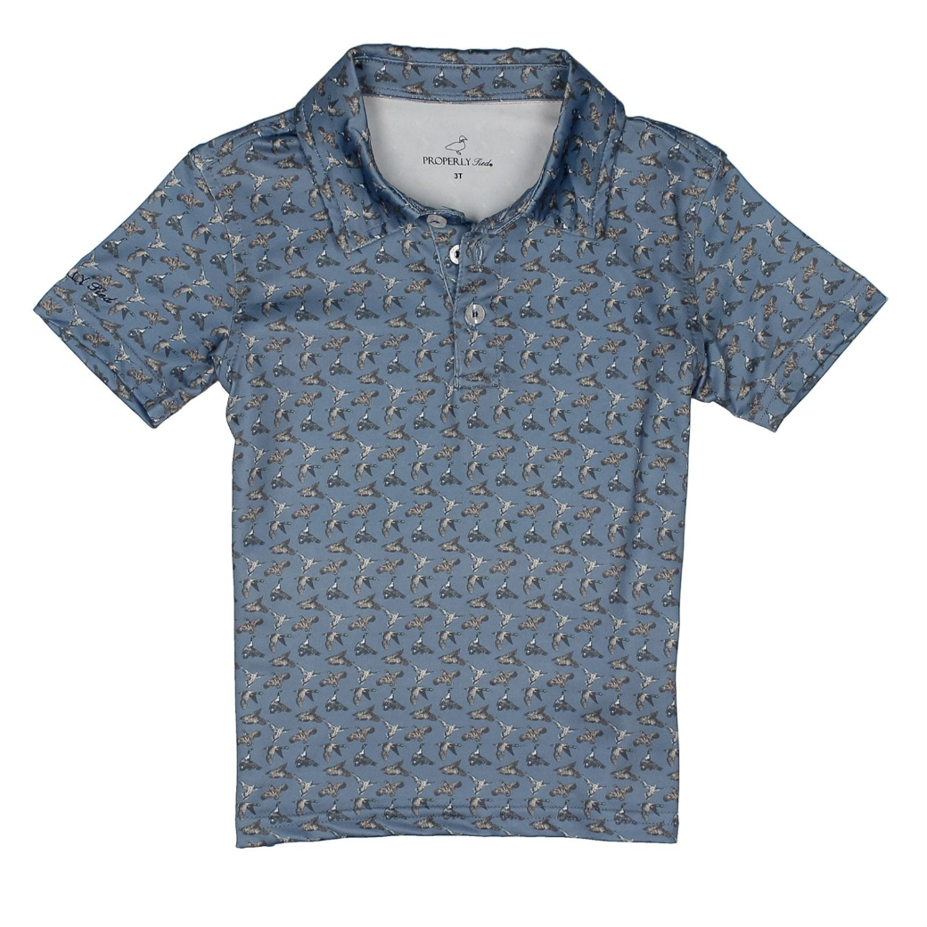 Properly Tied Boys Inlet Polo- Flock-Properly Tied-Little Giant Kidz