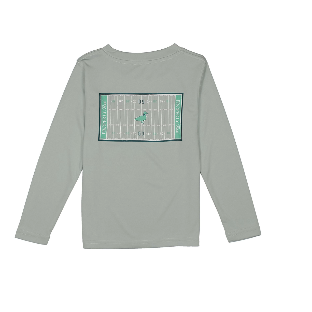 Properly Tied Boys Performance Tee Long Sleeve- Football Field-Properly Tied-Little Giant Kidz
