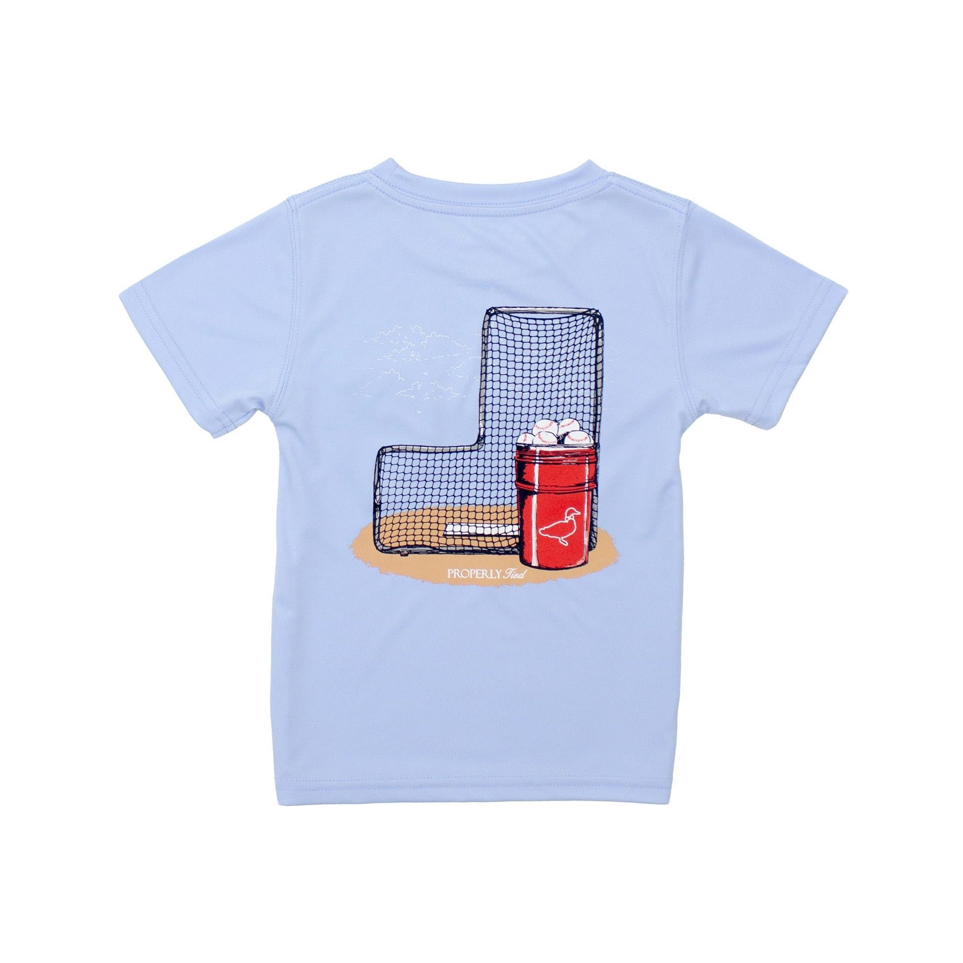 Properly Tied Boys Performance Tee Short Sleeve- Baseball Bucket-Properly Tied-Little Giant Kidz