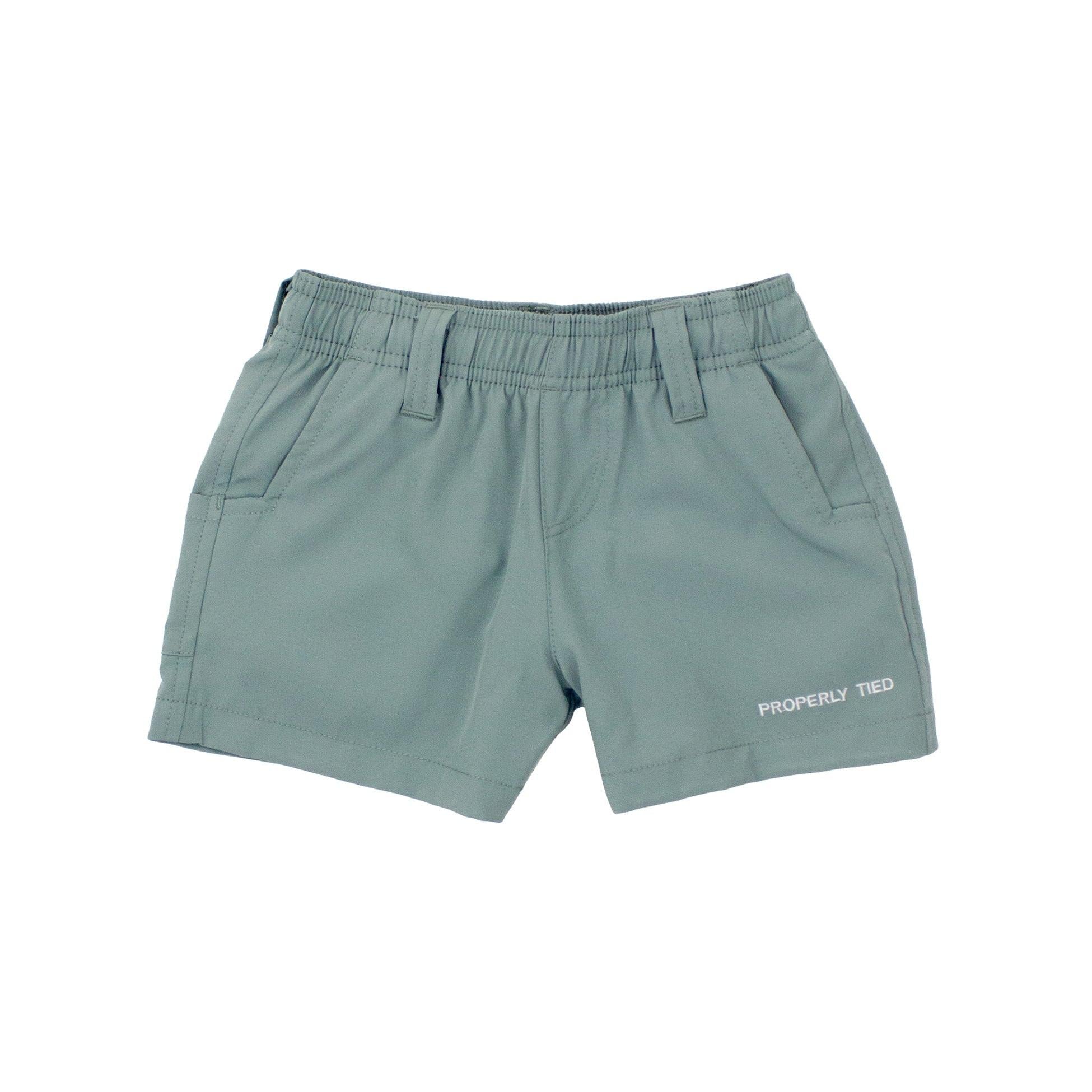 Properly Tied Boys Pintail Shorts- Moss-Properly Tied-Little Giant Kidz