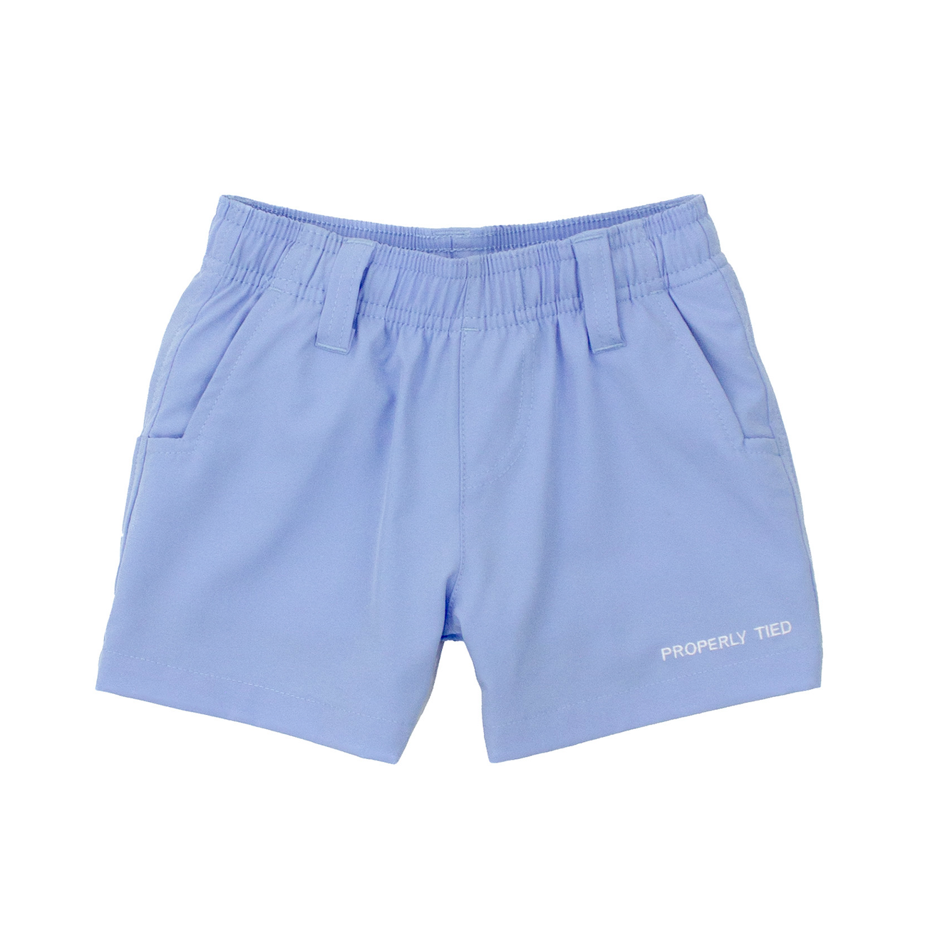 Properly Tied Boys Pintail Shorts- Sky Blue-Properly Tied-Little Giant Kidz