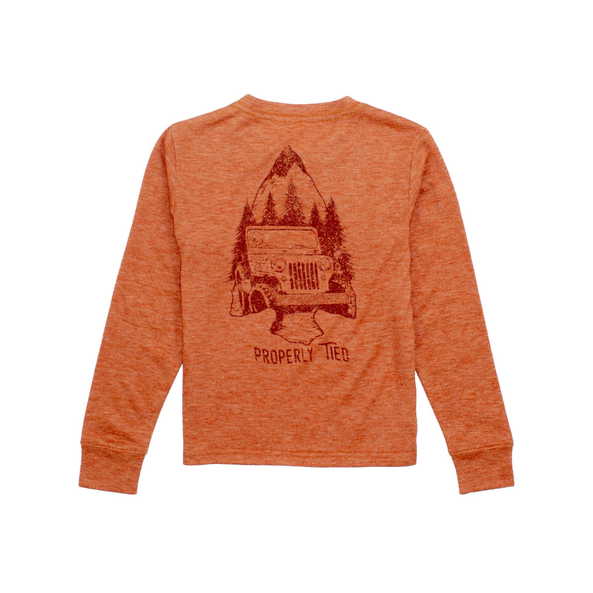 Properly Tied Boys Portland Pocket Tee Long Sleeve- Adventure-Properly Tied-Little Giant Kidz