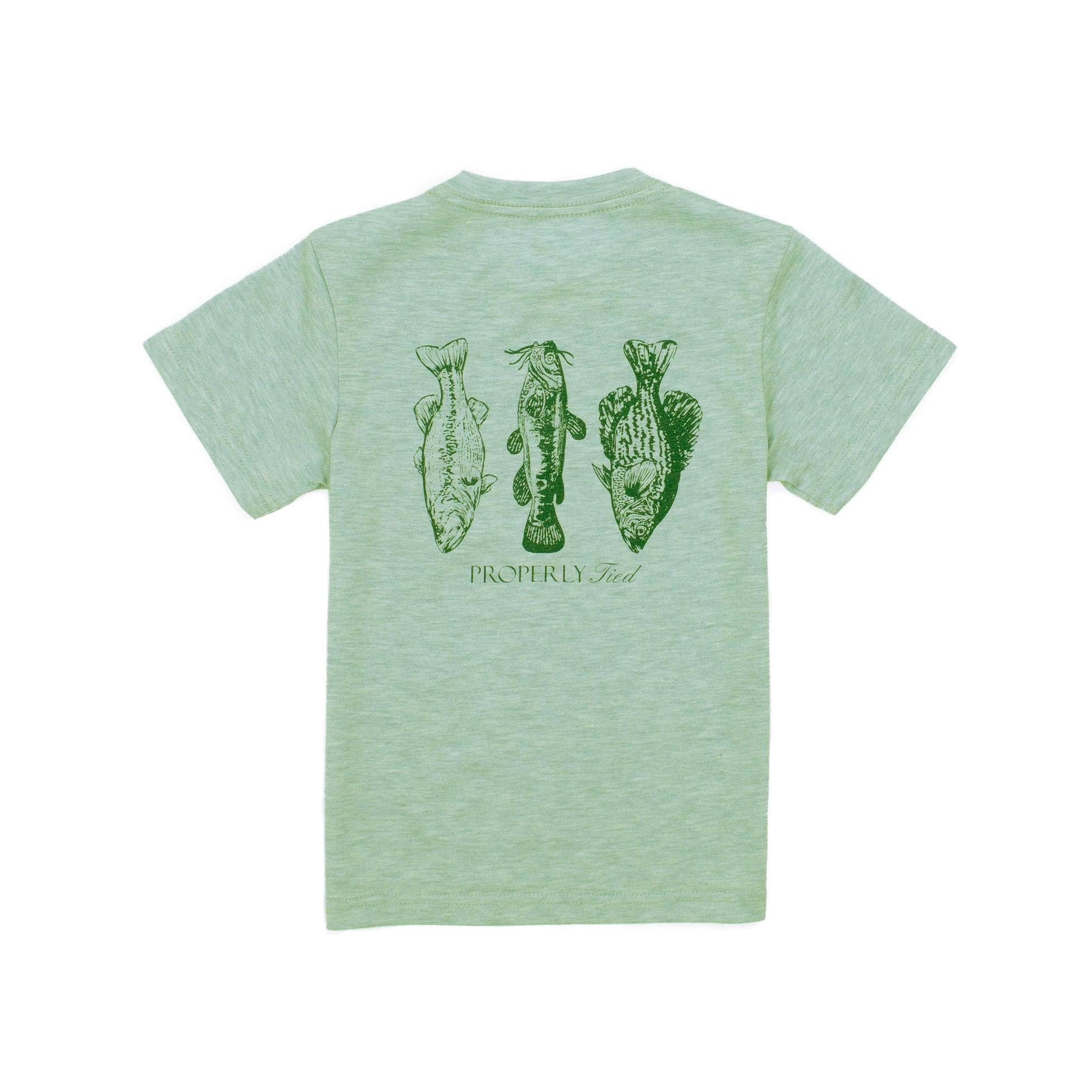 Properly Tied Boys Portland Pocket Tee Short Sleeve- Fisherman's Paradise-Properly Tied-Little Giant Kidz