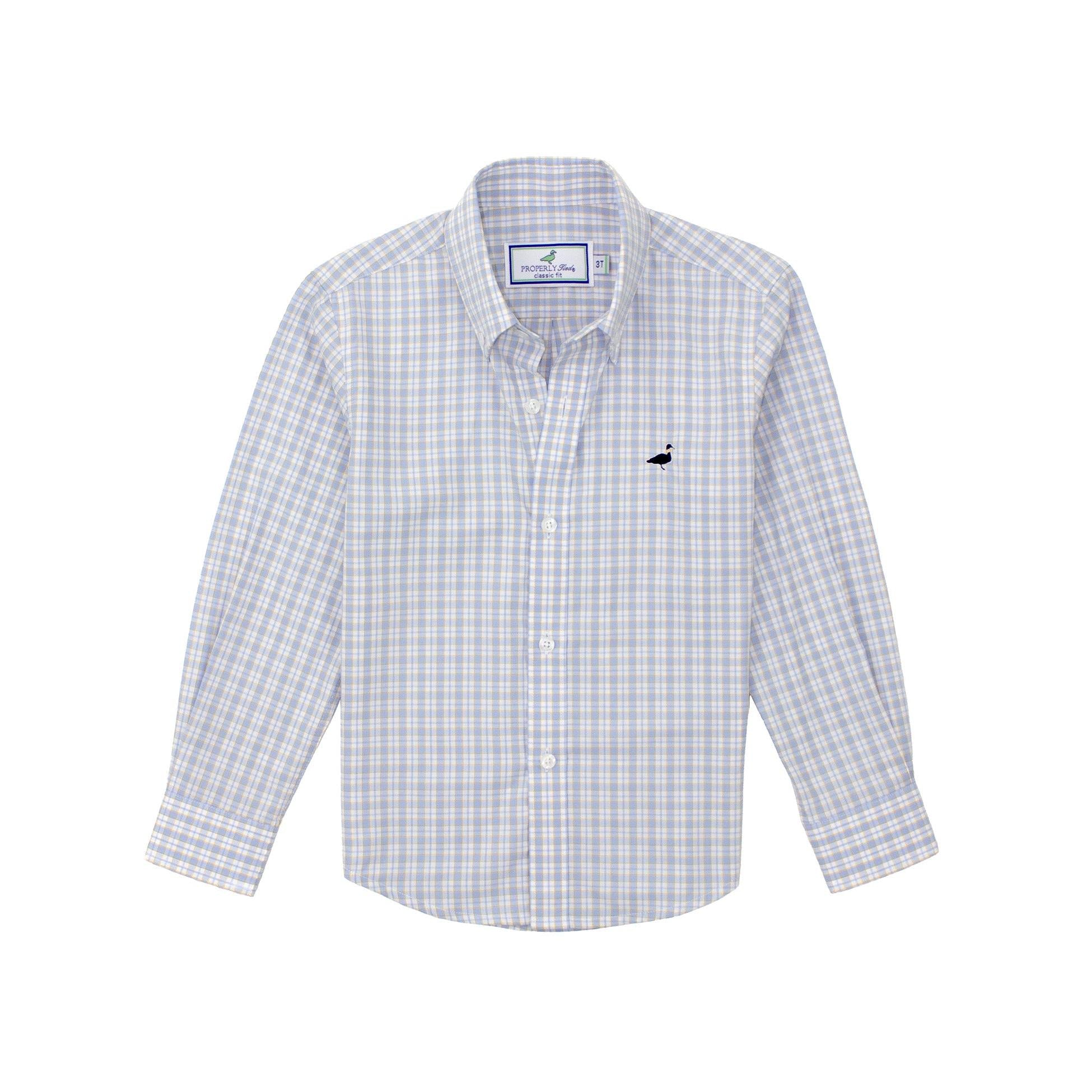 Properly Tied Boys Seasonal Sportshirt-Drift-Properly Tied-Little Giant Kidz