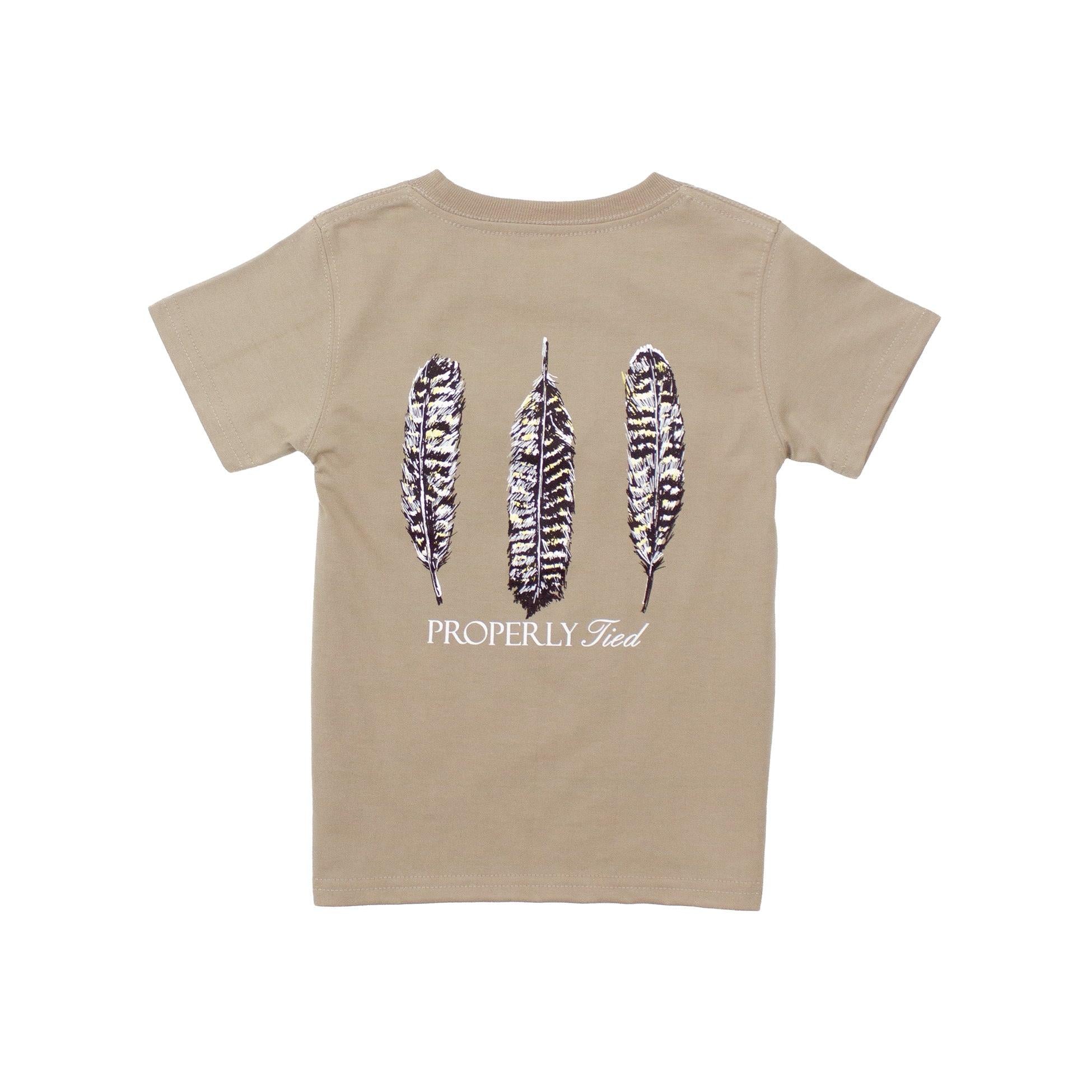 Properly Tied Boys Short Sleeve- Triple Feather-Properly Tied-Little Giant Kidz