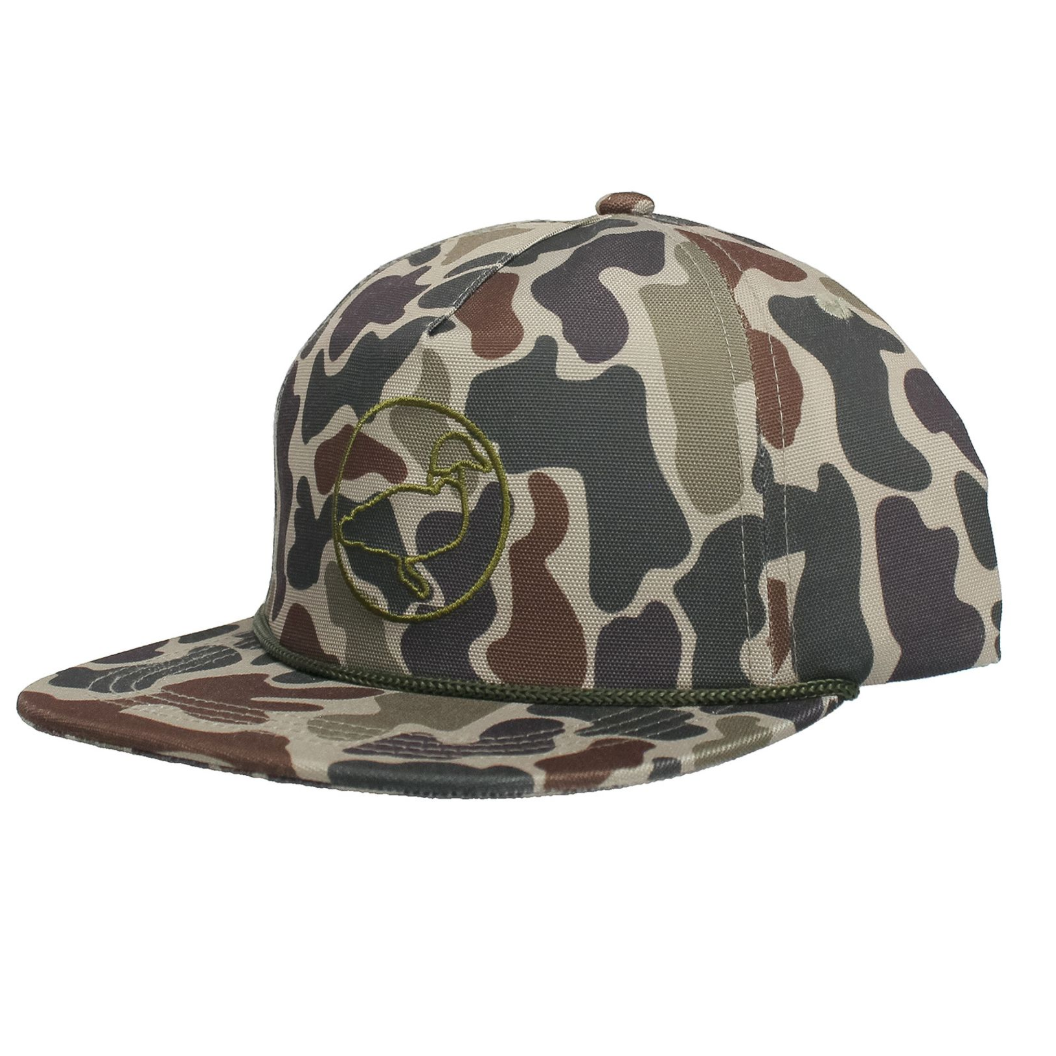 Properly Tied Boys Sportsman Rope Hat Vintage Camo-Properly Tied-Little Giant Kidz