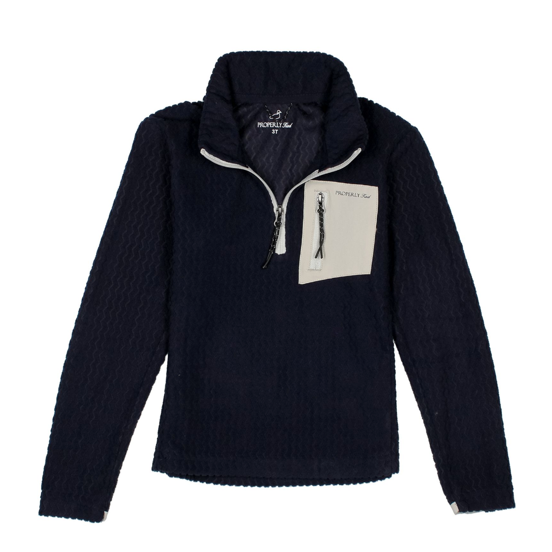 Properly Tied Boys Yukon Pullover- Navy-Properly Tied-Little Giant Kidz