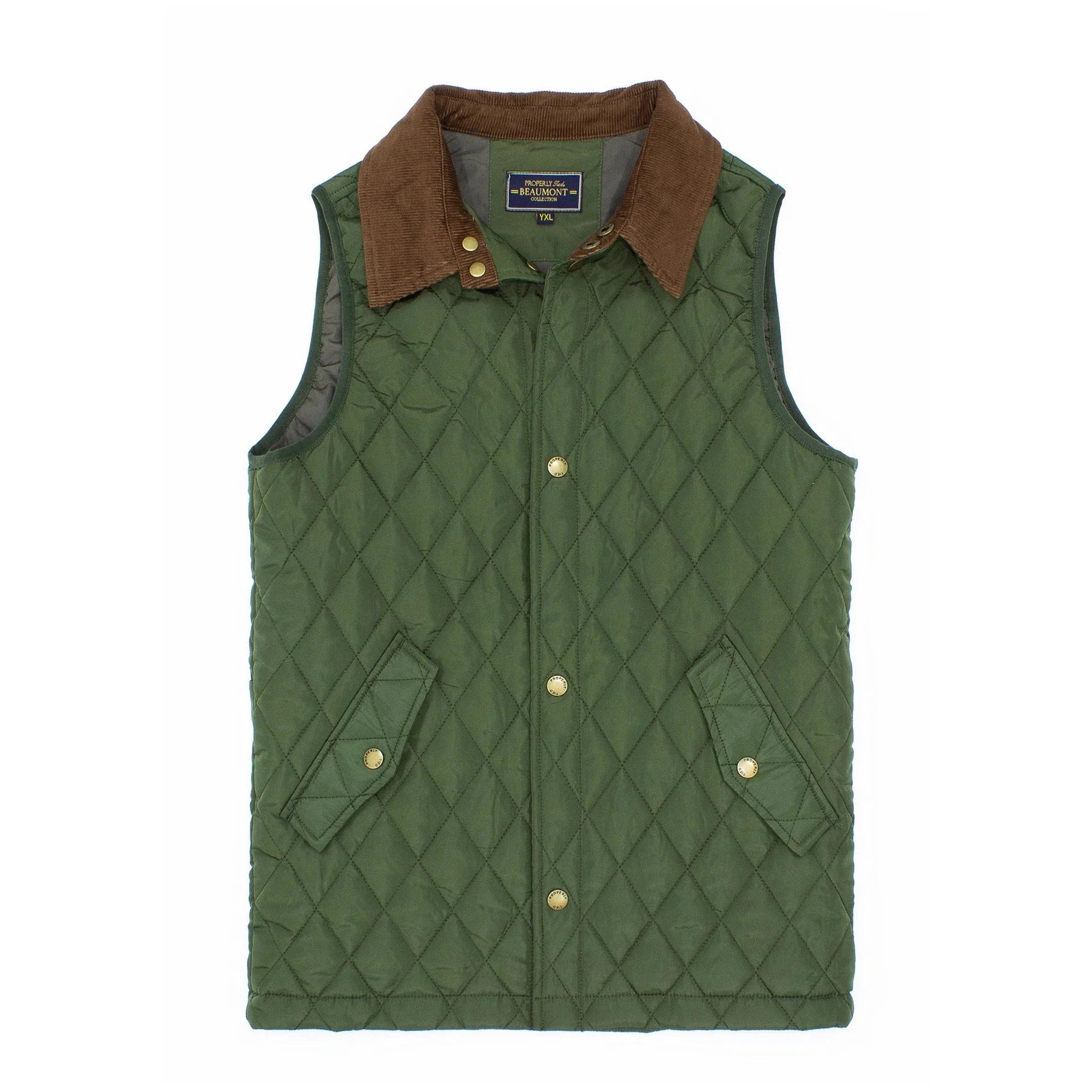 Properly Tied Olive Beaumont Vest-Properly Tied-Little Giant Kidz