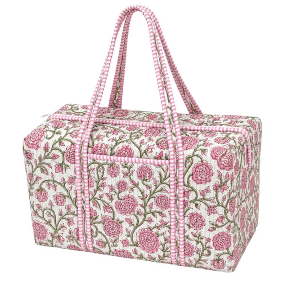 Queens Design DUFFEL BAGS - White and Pink-Queens Design-Little Giant Kidz