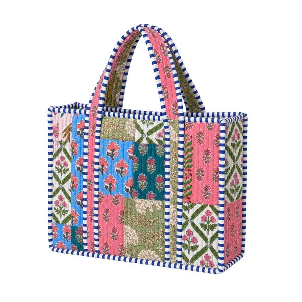 Queens Design MINI QUILTED TOTE BAGS - Quilt Pattern-Queens Design-Little Giant Kidz