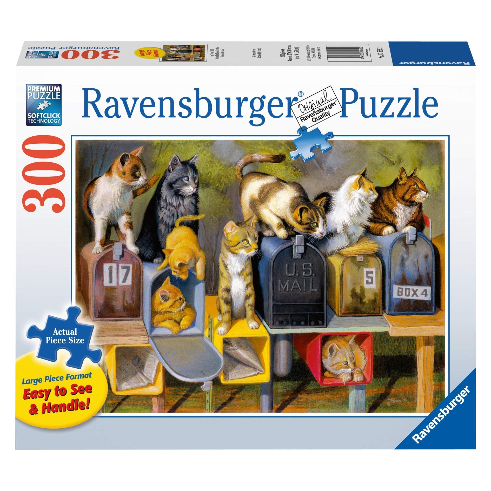 Ravensburger 300 Piece Puzzle - Cat's Got Mail-RAVENSBURGER-Little Giant Kidz