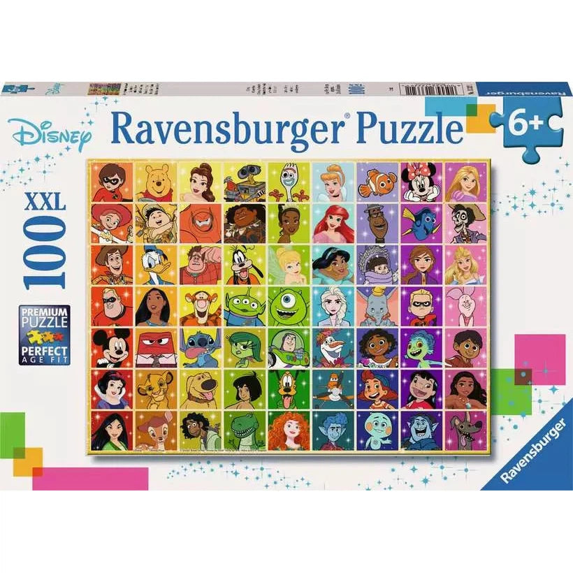 Ravensburger XXL 100 Piece Puzzle - Disney Color Palette-RAVENSBURGER-Little Giant Kidz