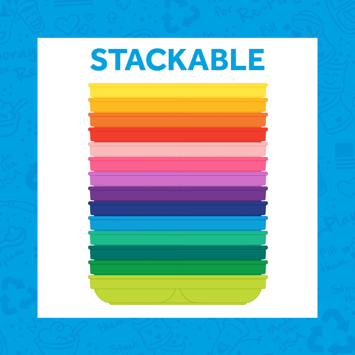 Re-Play 7" Divided Plate-RE-PLAY WHOLESALE-Little Giant Kidz