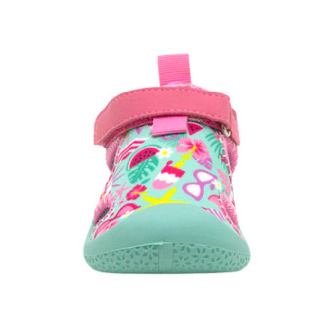 Robeez Water Shoes Tropical Paradise Water Shoes - Pink/Turquoise-ROBEEZ-Little Giant Kidz