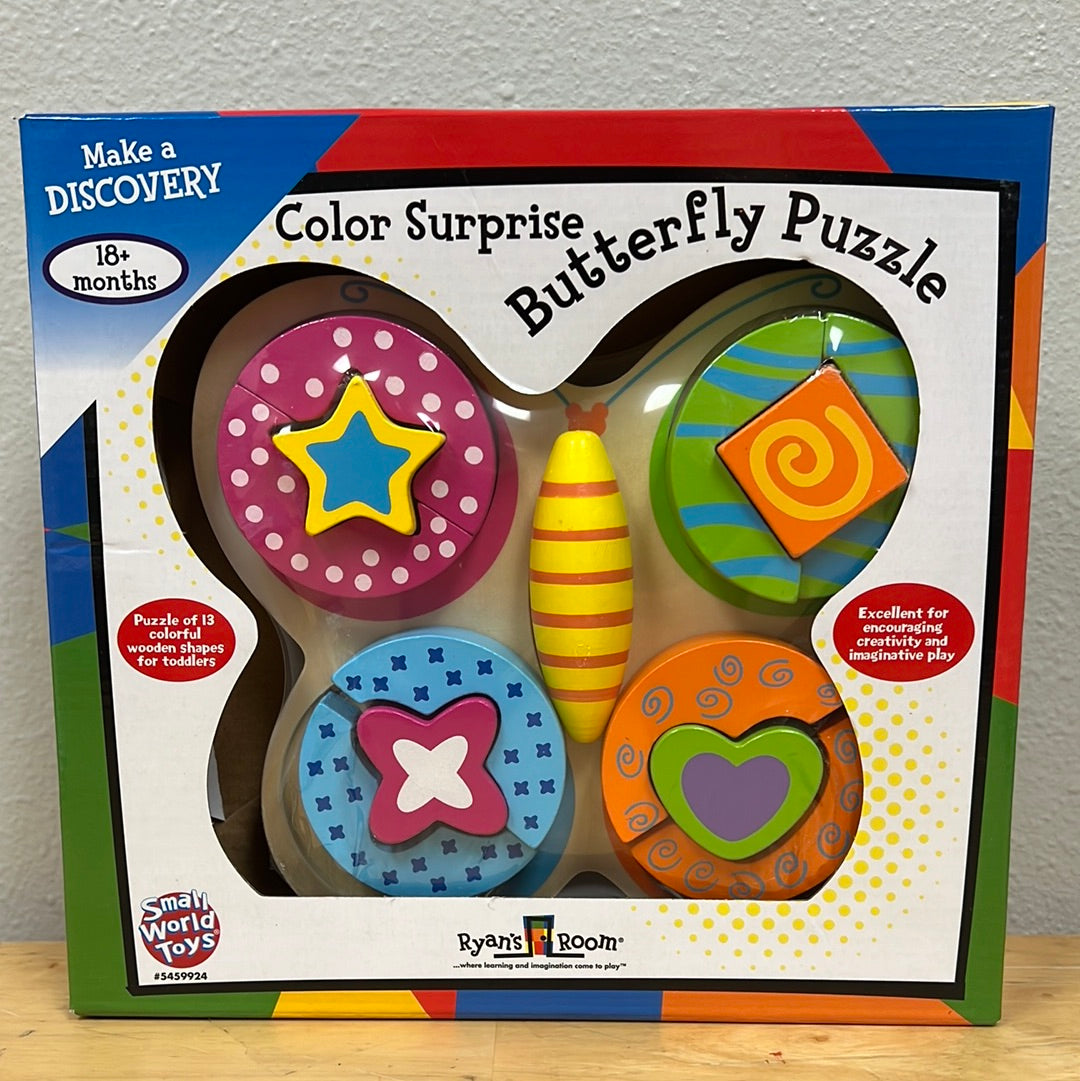 Ryan's Room Color Surprise Butterfly Puzzle-SMALL WORLD-Little Giant Kidz
