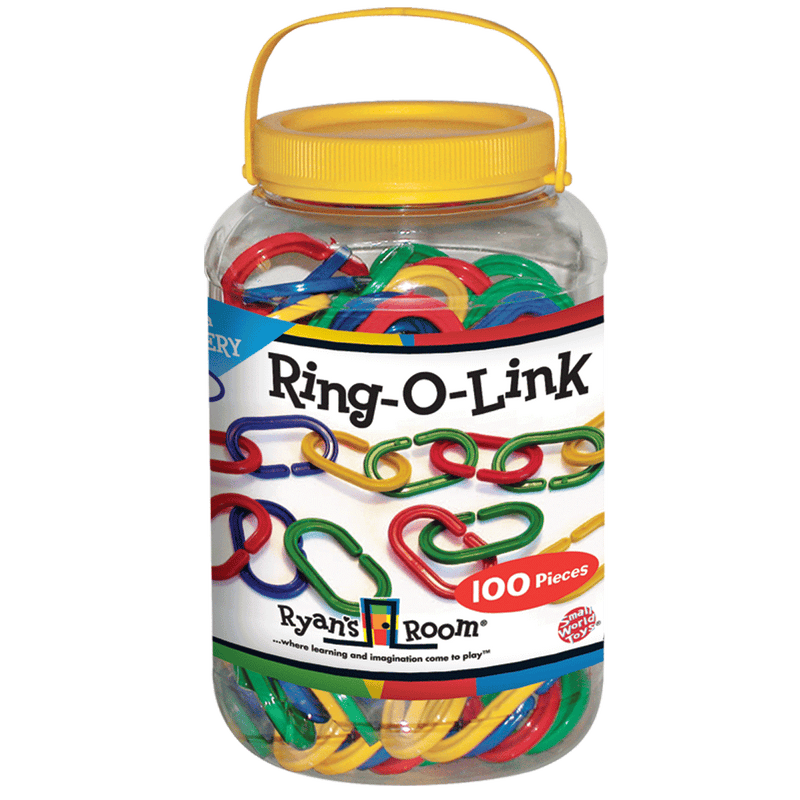 Ryan's Room Ring-O-Link 100 Pieces In Jar-SMALL WORLD-Little Giant Kidz