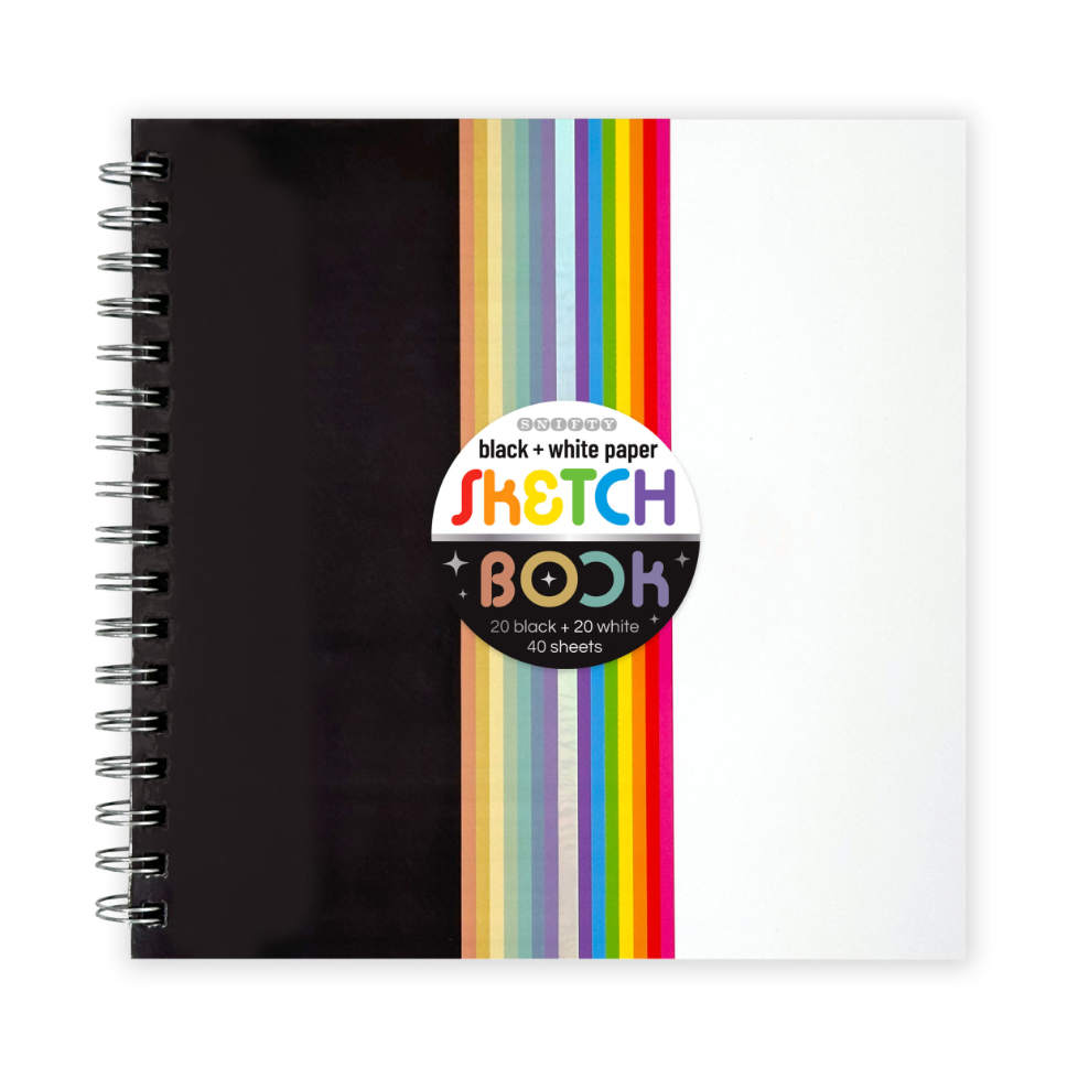 SNIFTY Black & White Sketchbook-SNIFTY Scented Products-Little Giant Kidz