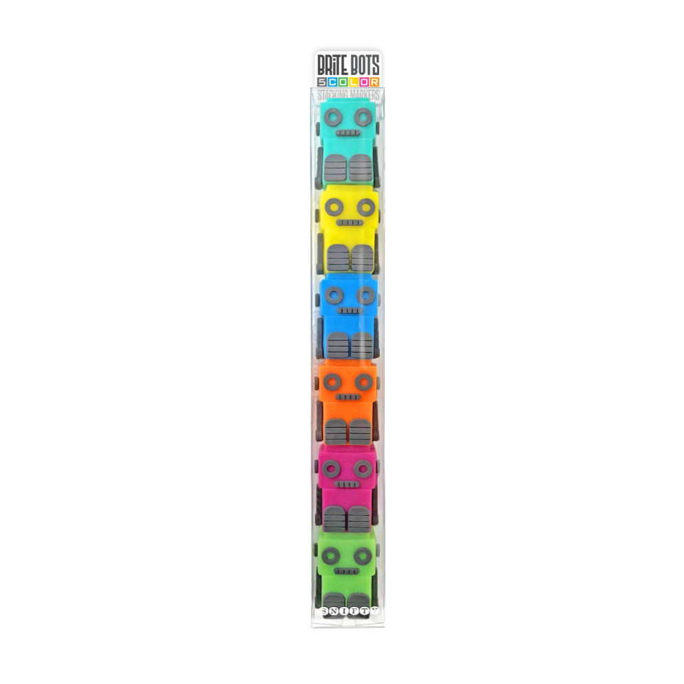 SNIFTY Brite Bots Jumbo Stacking Marker Set-SNIFTY Scented Products-Little Giant Kidz