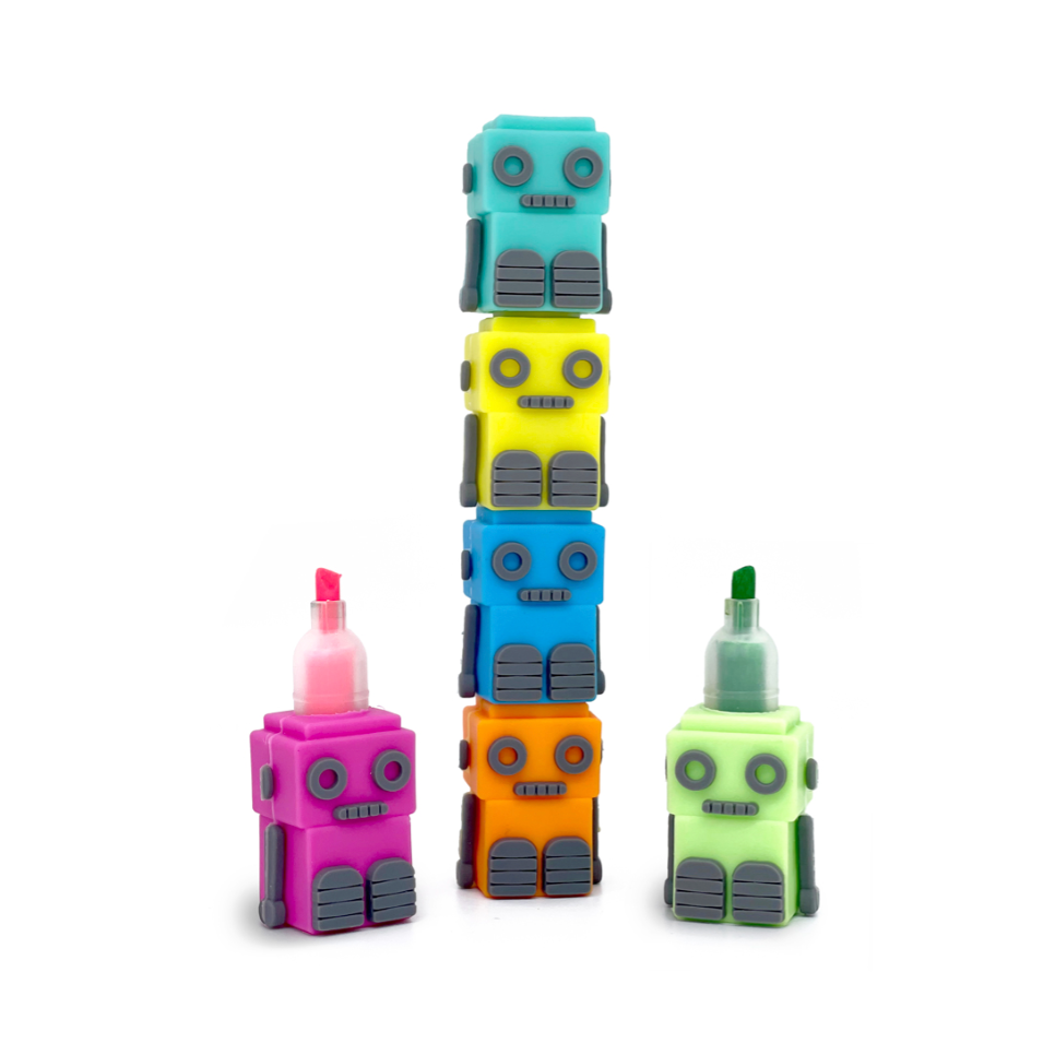 SNIFTY Brite Bots Jumbo Stacking Marker Set-SNIFTY Scented Products-Little Giant Kidz