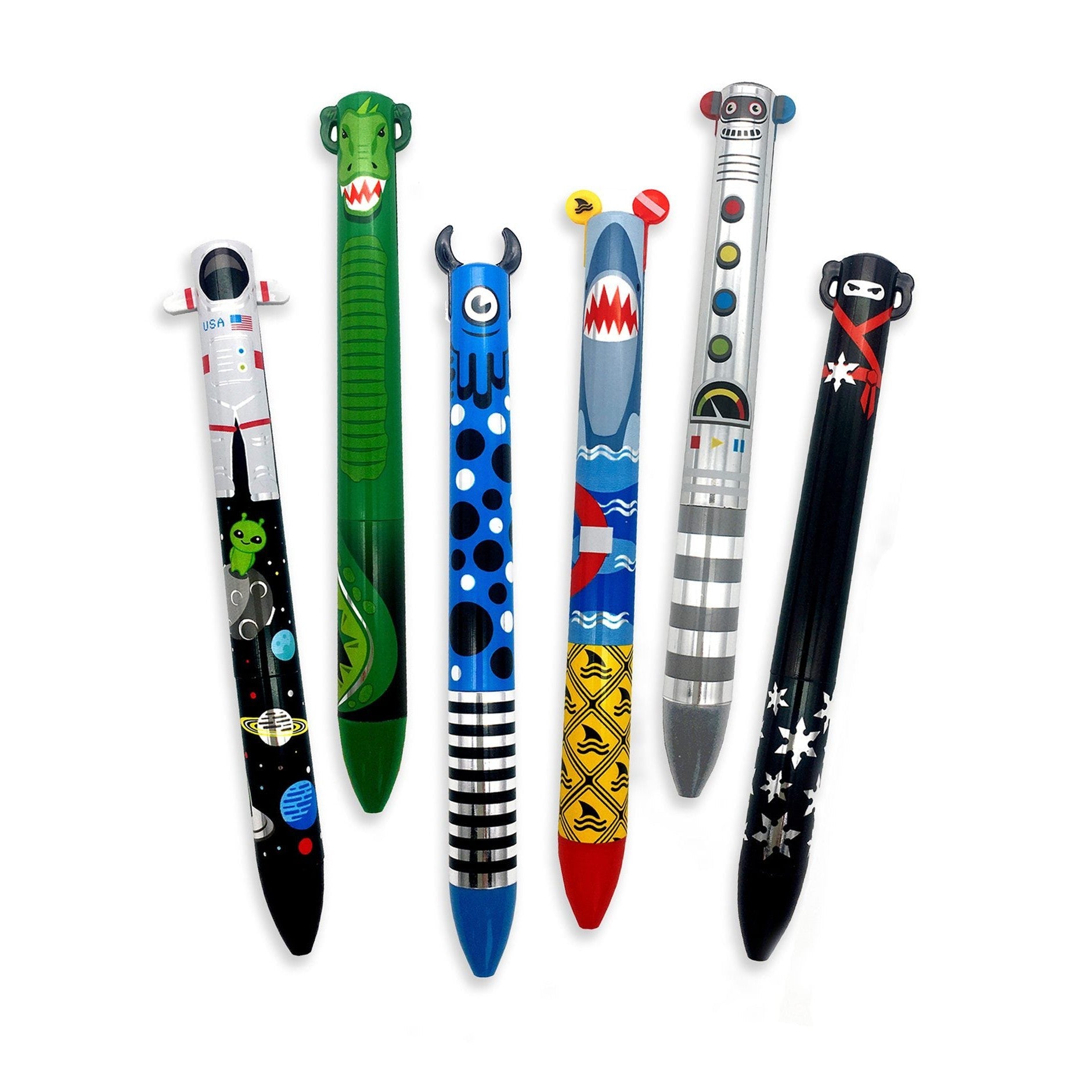 SNIFTY Twice as Nice 2 Color Click Pens - Metallic-SNIFTY Scented Products-Little Giant Kidz