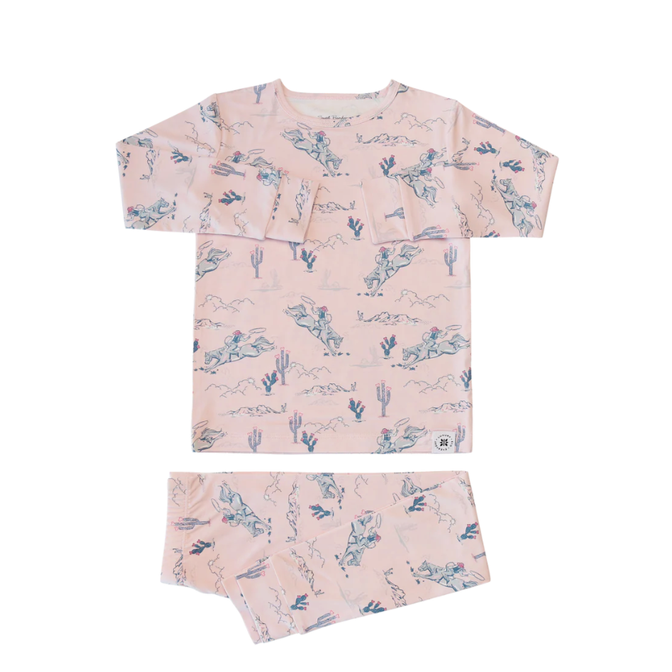 SWEET BAMBOO Big Kid Pajama S/S - Annie Oakley-SWEET BAMBOO-Little Giant Kidz