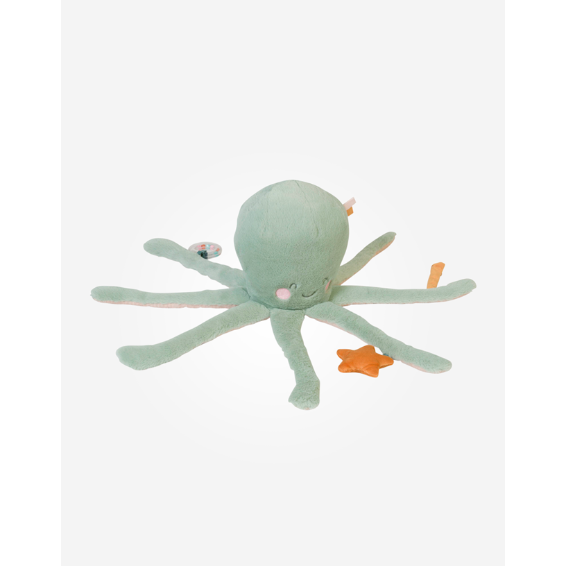 Saro Baby XL Multi-Activity Plush Octopus - Mint-Saro Baby-Little Giant Kidz