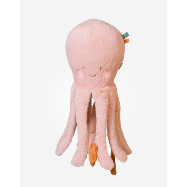 Saro Baby XL Multi-Activity Plush Octopus - Pink-Saro Baby-Little Giant Kidz