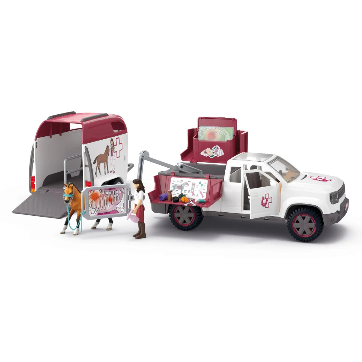 Schleich Mobile Vet with Trailor-SCHLEICH-Little Giant Kidz