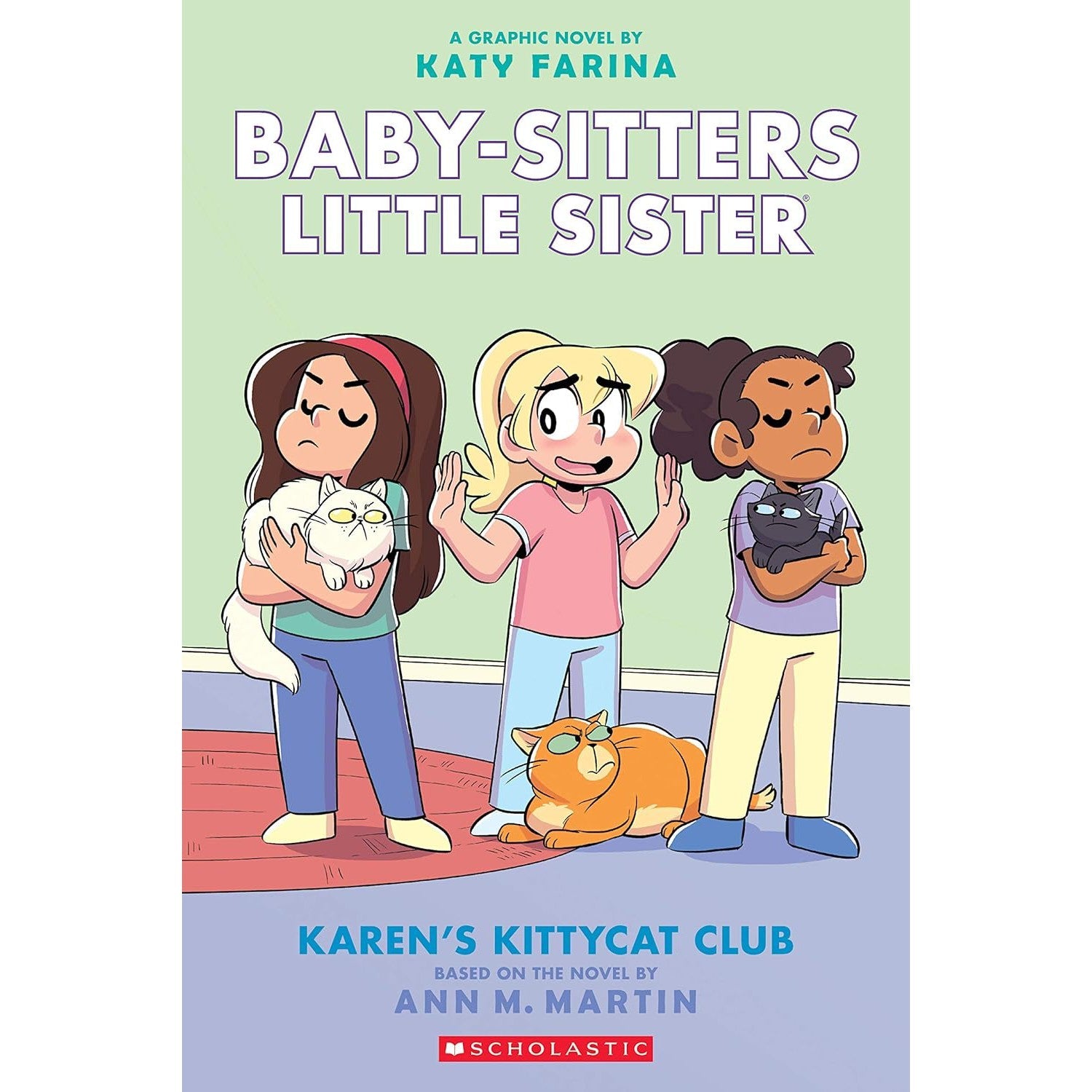 Scholastic: Baby-Sitters Little Sister Graphic Novel #4 - Karen's Kittycat Club (Paperback)-Scholastic-Little Giant Kidz