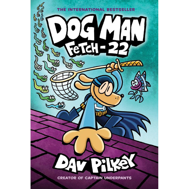 Scholastic: Dog Man: Fetch-22: A Graphic Novel (Dog Man #8) (Hardcover Book)-Scholastic-Little Giant Kidz