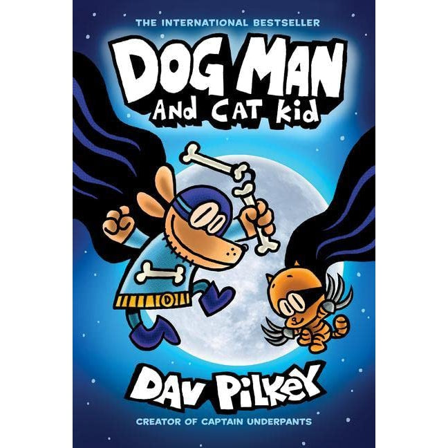 Scholastic: Dog Man and Cat Kid: A Graphic Novel (Dog Man #4) (Hardcover Book)-Scholastic-Little Giant Kidz