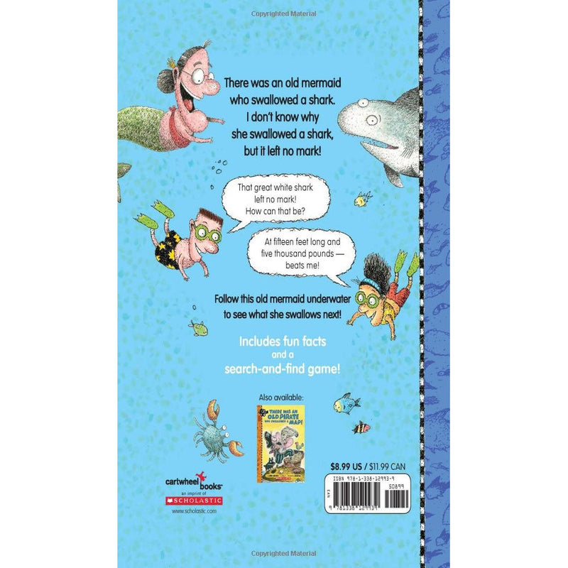 Scholastic: There Was an Old Mermaid Who Swallowed a Shark! (Hardcover Book)-Scholastic-Little Giant Kidz