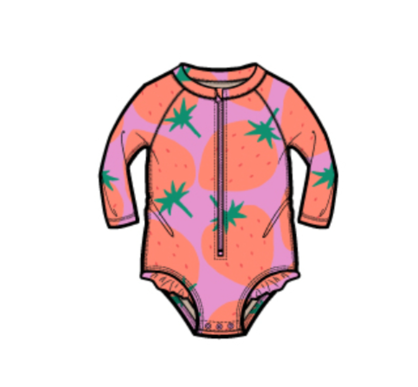 TEA Rash Guard Baby Swimsuit