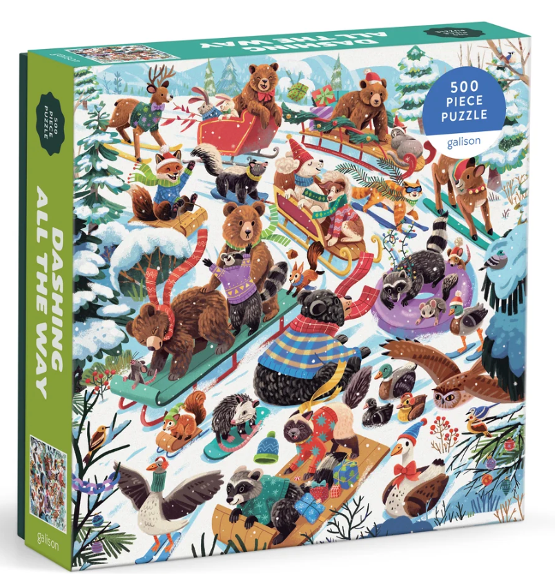 Dashing all the Way  550 piece Puzzle
