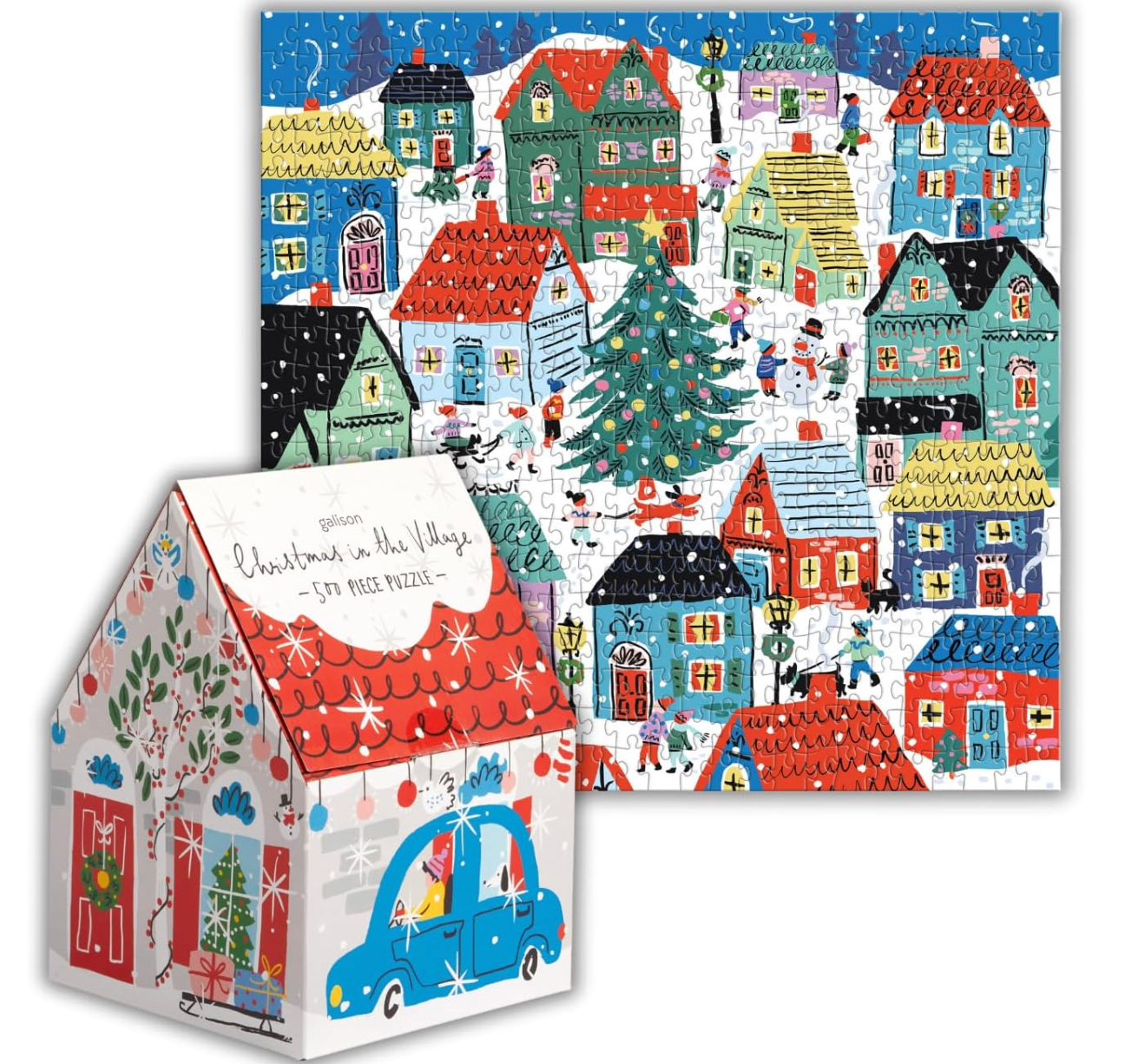 Christmas in the Village  - 500 Piece Puzzle