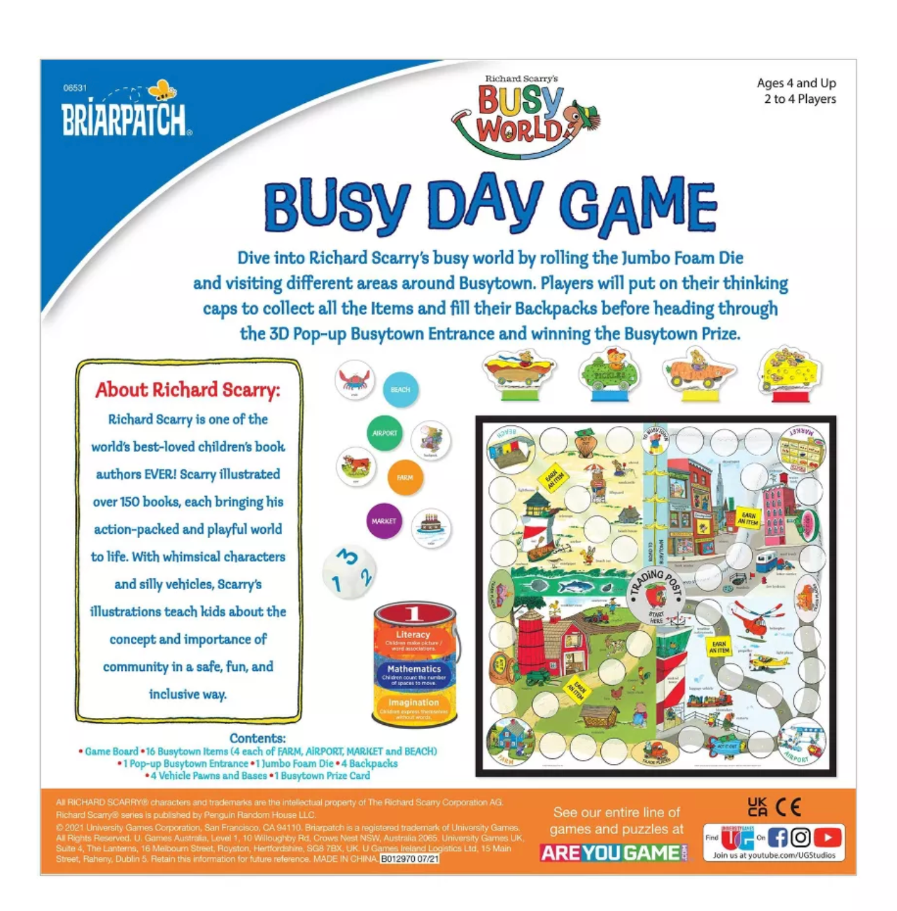 University Games Richard Scarry Busy Day Game