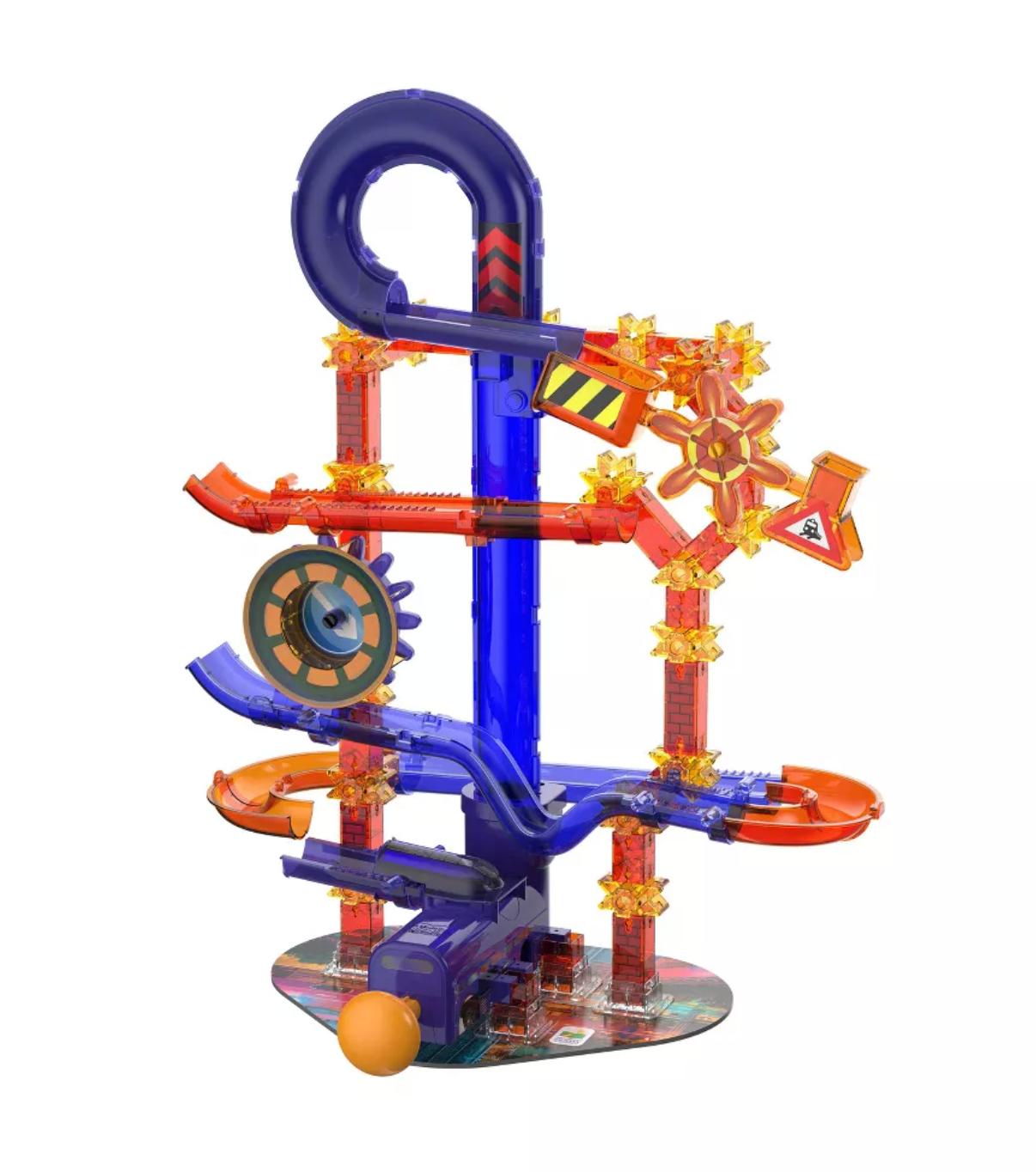 University Games Techno Gears Marble Mania Midnight Xpress (80+pcs)