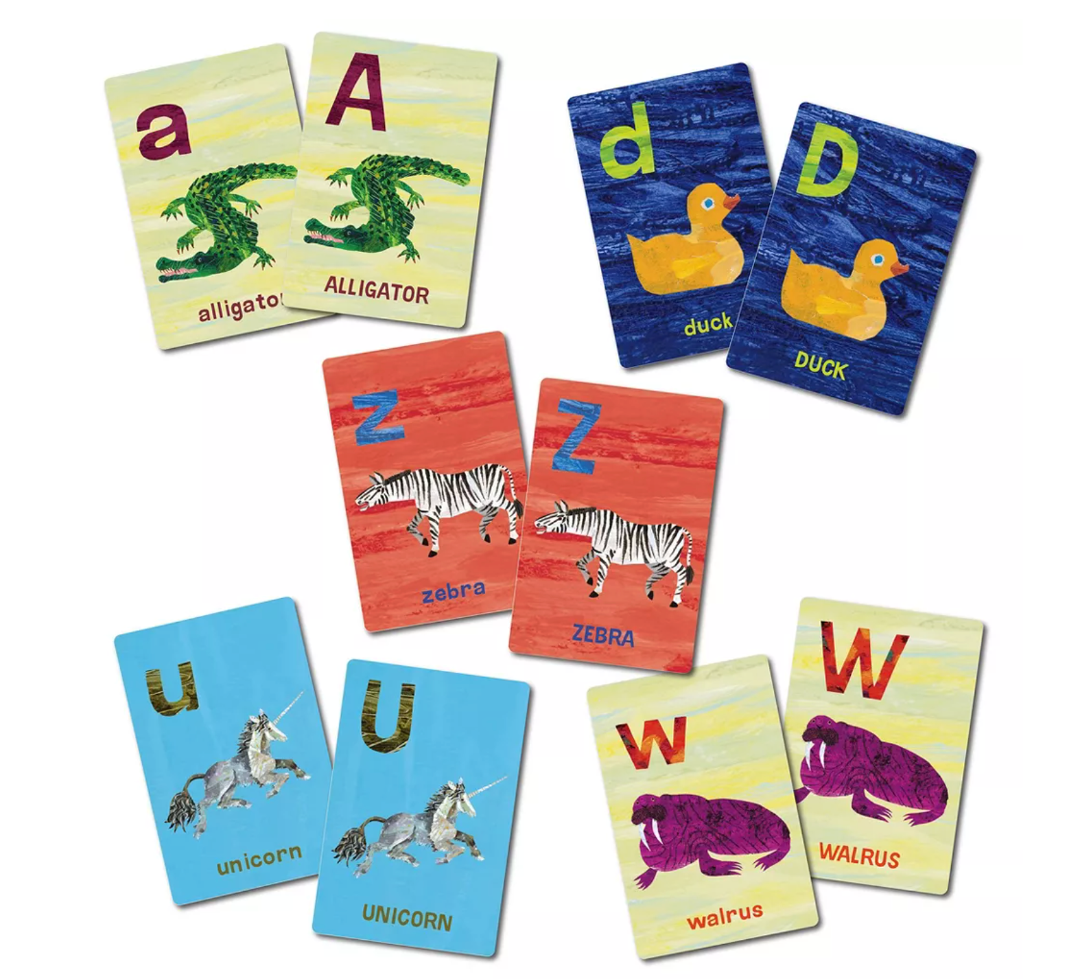 University Games Eric Carle Alphabet Go Fish Card Game