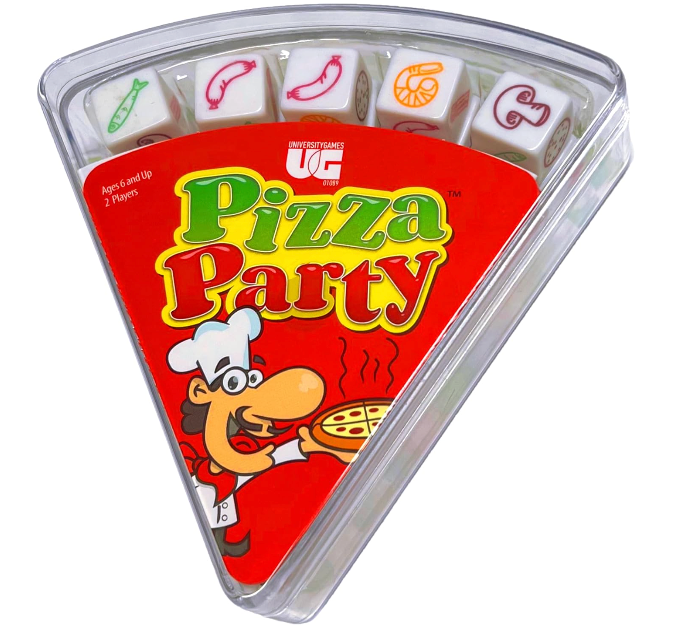 University Games Pizza Party Card and Dice Game