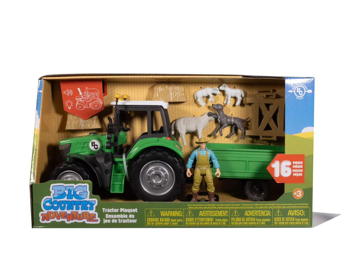 Big Country Toys Tractor Playset