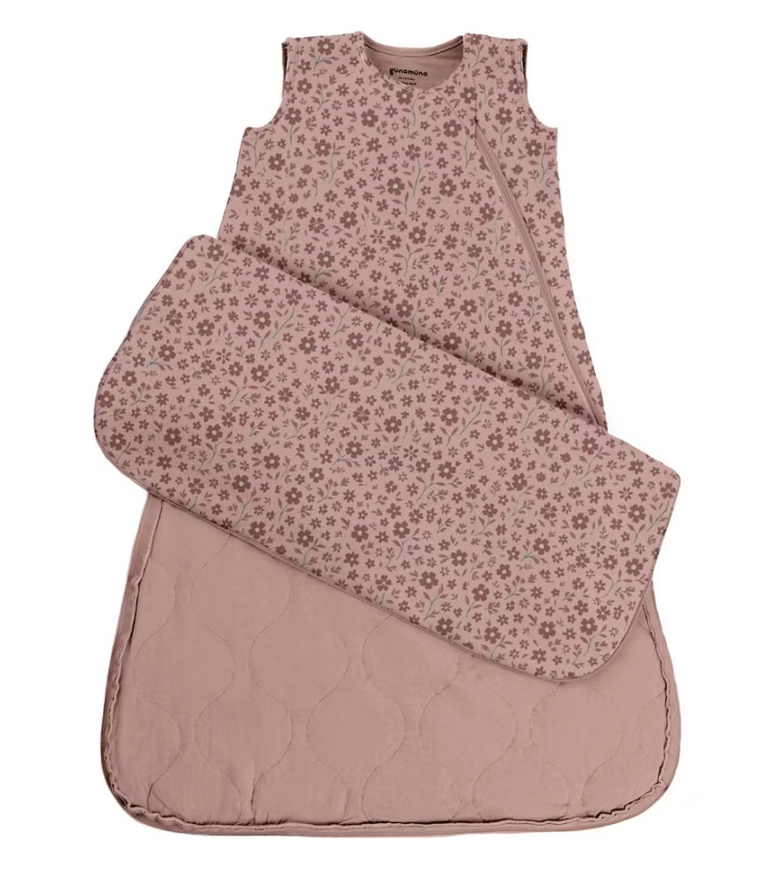 Gunamuna Swaddle Sleep Sack 1.0 Tog - Petals