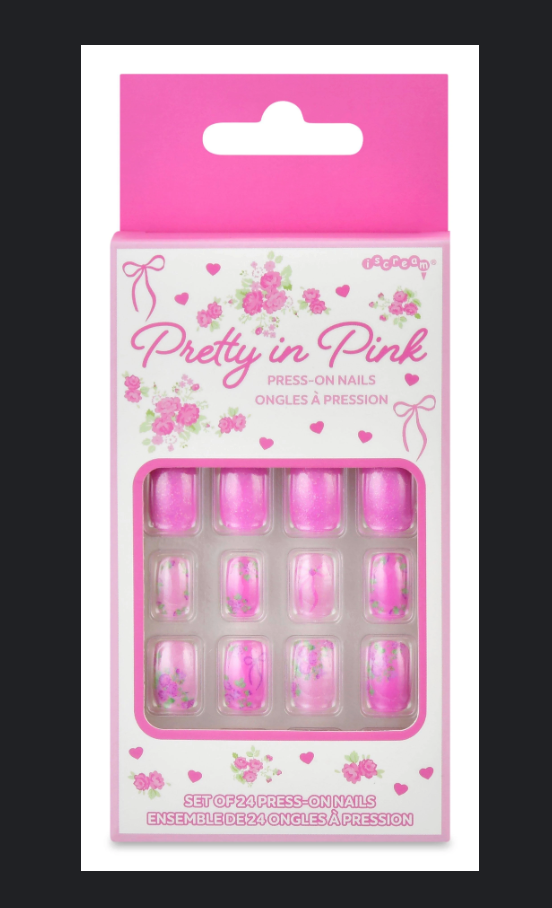 Iscream Pretty In Pink Press On Nails