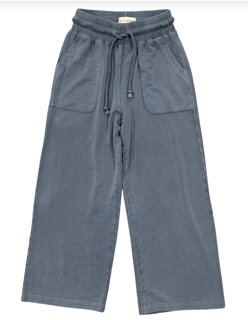 Avery & Alexander Girls Acid Wash Comfy Pant in Shingles