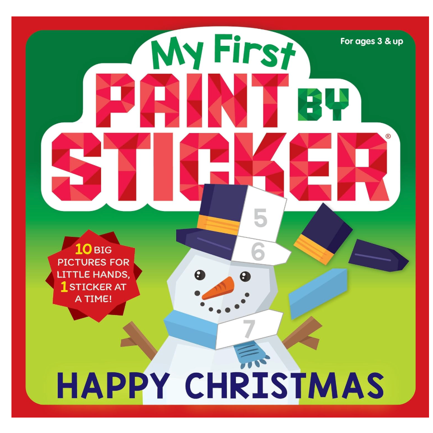 My First Paint by Sticker: Happy Christmas- Paperback